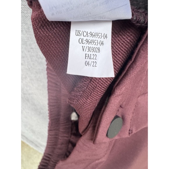 Banana Republic Joggers Mens 33x30 Burgundy Slim Tapered Fit Leg - Picture 7 of 7